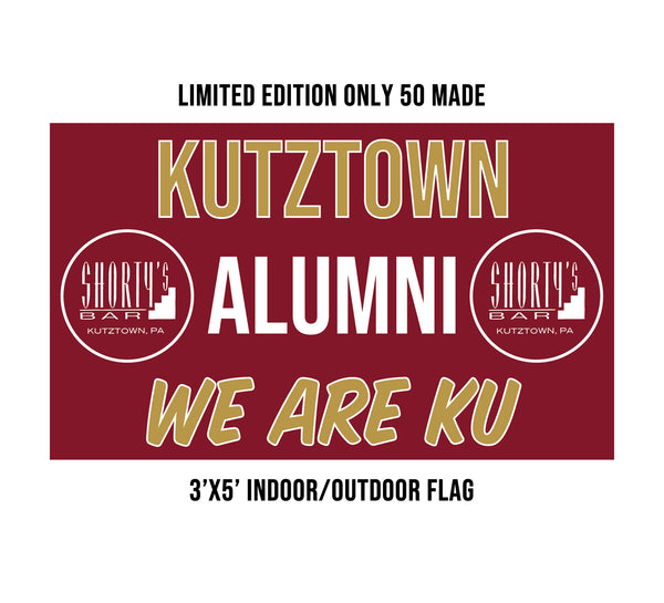 Kutztown Alumni WE ARE KU 3’x5’ Flag