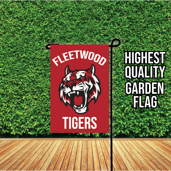 Fleetwood Tigers Garden Flag