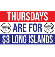 Thursday’s are for Long Islands 3’x5’ Flag